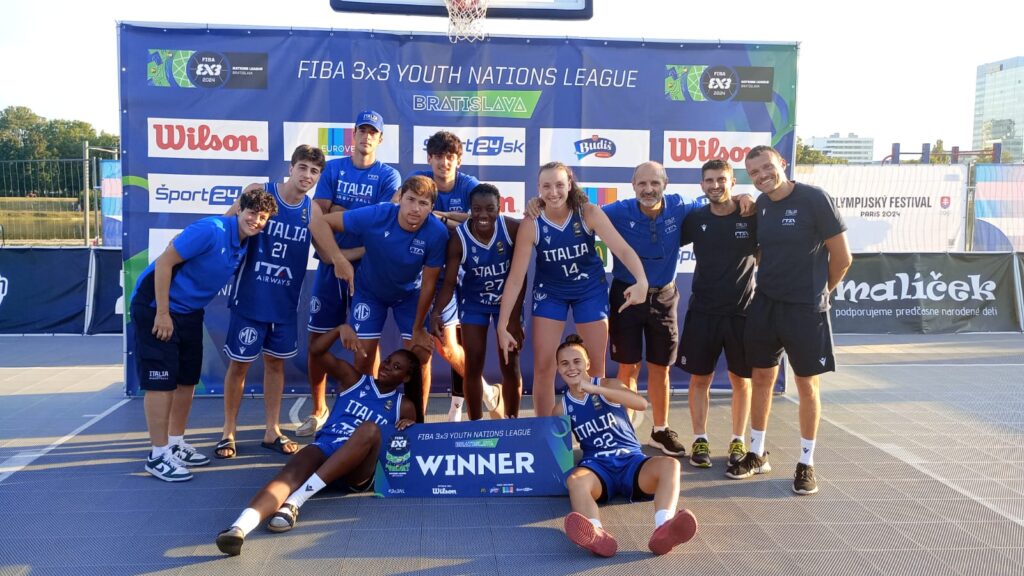 FIBA Youth Nations League a Bratislava, Day1: per le Azzurre tre vittorie e primo posto